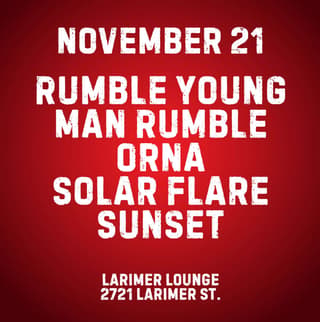 Rumble Young Man Rumble