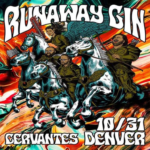 Runaway Gin – a Tribute to Phish – Special 3-Set Halloween Show Including Mystery Album Cover Set!